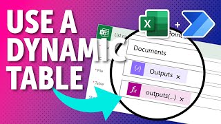 How to DYNAMICALLY Select a Table in the List Rows Present in a Table Power Automate Action [upl. by Rosabella]