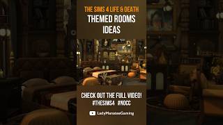 The Sims 4 Life amp Death Themed Rooms Ideas thesims4 ts4 TheSims4LifeandDeath [upl. by Ynatil414]