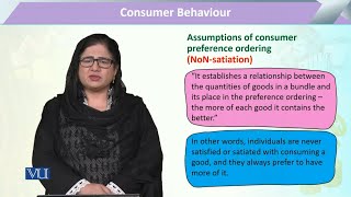 Assumptions of Consumer Preference Ordering NoNSatiation  Microeconomic Analysis ECO614Topic037 [upl. by Hummel]