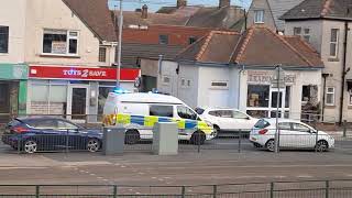 Lancashire police van in Cleveleys [upl. by Emse]