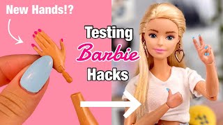 Testing Barbie Doll Hacks To See If They ACTUALLY Work [upl. by Derte693]