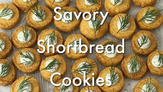 Savory Shortbread Cookies [upl. by Barrus]