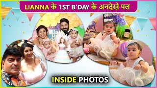 Unseen Photos From GurmeetDebinas Daughter Liannas 1st Birthday Celebration [upl. by Aynik]