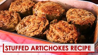 Stuffed Artichokes Recipe [upl. by Cogswell]