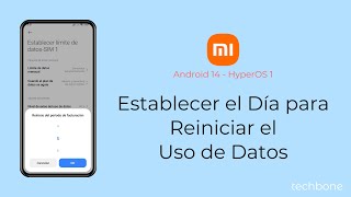 Establecer el Día para Reiniciar el Uso de Datos  Xiaomi Android 14  HyperOS 1 [upl. by Dabney]