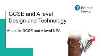 Pearson Edexcel GCSE and A level Design and Technology  AI guidance with exemplification [upl. by Bilak]