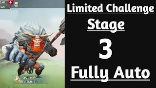 Lords Mobile Barbarian Stage 3  Barbaric Journey Stage 3  Lords Mobile Limited Challenge Nov 2023 [upl. by Braden]