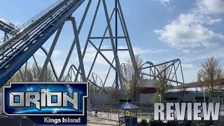 Orion Kings Island Review A Great BampM Giga Roller Coaster [upl. by Clifton]