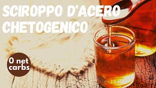 🥓🍓🥑 COME FARE SCIROPPO DACERO KETO  SCIROPPO DACERO CHETOGENICO  SENZA ZUCCHERO [upl. by Caprice]