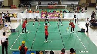 Perlawanan Akhir Kejohanan Sepak Takraw MSSM 2022 Bawah 18 Tahun Selangor A vs Pahang B [upl. by Stretch396]