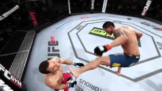 Brutal Finish by Anthony Pettis EA SPORTS UFC [upl. by Kamaria]