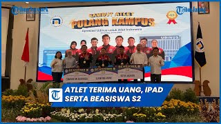 Pemain Timnas U22 Arhan Ilham Irfan dan Ernando Terima Uang iPad serta Beasiswa S2 dari Udinus [upl. by Ivana603]