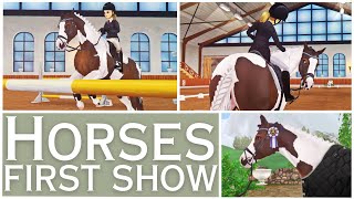 Horses First Show EVENTING WITH BUGGY II Star Stable Realistic Roleplay [upl. by Aihsem441]