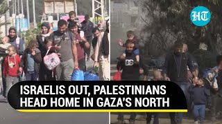 First Victory For Gaza Israeli Soldiers Out From North Palestinians Return Home  Report [upl. by Osmo986]