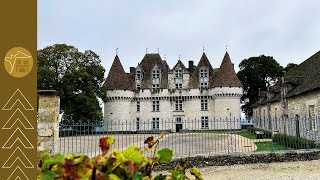 🏰 Château de Monbazillac  Dordogne vin wine frenchwine castle drone dordogne france [upl. by Elleraj43]