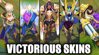 All Victorious Skins Spotlight League of Legends [upl. by Llerrehc749]