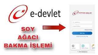 E Devlet Soy Ağacı Nasıl Bakılır  E Devlet Alt Üst Soy Ağacı Sorgulama [upl. by Naig]