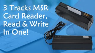 3 Tracks MSR Card Reader ReadampWrite In One  MSR606 [upl. by Nagaek]