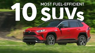 10 Most Fuel Efficient SUVs  Consumer Reports [upl. by Itra447]