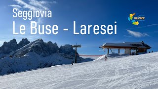 Seggiovia Le Buse  Laresei falcade agordino seggiovia dolomitisuperski [upl. by Kelly]