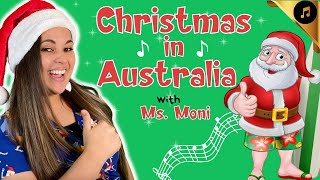 Christmas In Australia Waltzing Matilda  Kids Songs  Christmas Songs  Music With Ms Moni [upl. by Ainez]