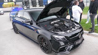 850HP Mercedes E63 AMG BRABUS E63 800  Fast Flybys Revs amp Accelerations [upl. by Pennebaker]