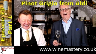 Tasting Pinot Grigio from Aldi Episode 70 Part 1 [upl. by Avner69]