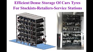 Efficient Storage Of Tires For Automotive Service ShopsTradersRetailersDistributors [upl. by Shaylyn]