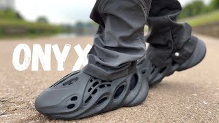 Totally Different Yeezy Foam Runner ONYX Review amp On Foot [upl. by Bearnard]