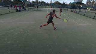 MENS DOUBLES  DIV 1   amp  v Michael amp Rocky [upl. by Arza]