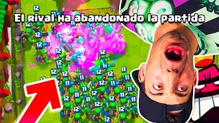 ¡¡EL MAZO PARA HACER QUE ABANDONE TU RIVAL MEJOR MAZO TROLL  Clash Royale [upl. by Woothen]