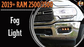 RAM 2500 3500 With Dual Function Fog Light Kit By MampR Automotive  2019 2020 2021 2022 2023 2024 [upl. by Alleyn216]