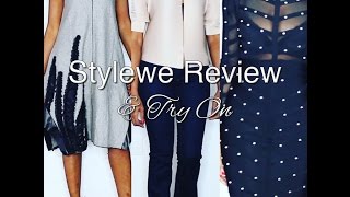 StyleWe Review amp Try On [upl. by Ahsirtap314]