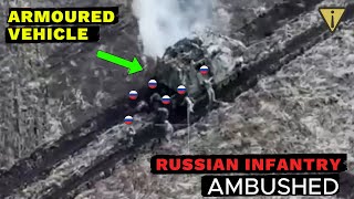 Ukraine’s SNIPER Team Sets Perfect Ambush Against Russian BTR82A Ambush Intense Combat Footage [upl. by Eibob]