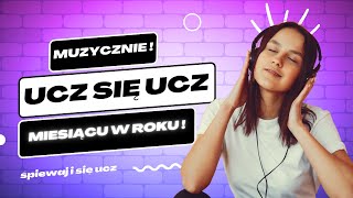 Wesoła Piosenka dla Dzieci o Miesiącach w Roku  Nauka i Zabawa [upl. by Nolahc42]