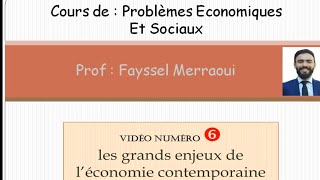 Vidéo 6  Problèmes économiques et sociaux  Les grands enjeux de léconomie contemporaine [upl. by Aia]