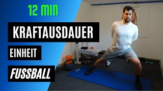 Krafttraining für Fußballer  Ohne Geräte  Home Workout Kraftausdauer [upl. by Sirromaj442]