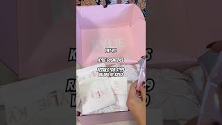 Kylie Cosmetics advent calendar🩷 kyliejenner kyliecosmetics unboxing haul adventcalendar [upl. by Pestana]