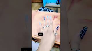 Stroke 💅 nailart easynailartdesignsforbeginners nailartdesignseasytodoathome love nails beauty [upl. by Ogait]