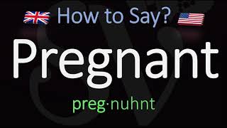 How to Pronounce Pregnant CORRECTLY Meaning amp Pronunciation [upl. by Allisan939]