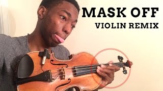 Craazzy Violin Remix of Mask Off 🎻 MaskOffChallenge Estan247 [upl. by Leziar]