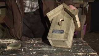 Making a Birdbox  Sustainable Somersetmov [upl. by Ishmael]