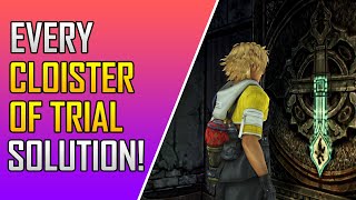 Solution to Every Temple Trial  Destruction Sphere Treasure  Final Fantasy X HD Remaster Guide [upl. by Eiramlehcar]