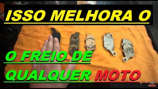 CONSIDERADA A MELHOR PASTILHA DE FREIO PARA MOTO MELHORA O FREIO ceramica [upl. by Nirret286]