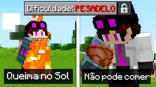 CONHEÇA A DIFICULDADE MAIS INSANA DO MINECRAFT Vampiro [upl. by Thoer483]