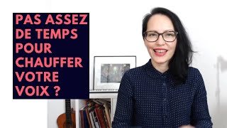 Comment Chauffer Votre Voix Rapidement et Efficacement [upl. by Treulich834]