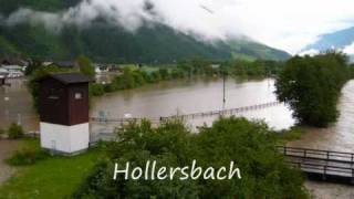 Mittersill  Hollersbach  Bramberg Hochwasser 072005 [upl. by Annawaj]