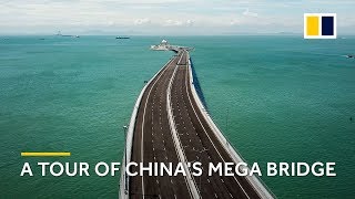 A tour of the Hong Kong–Zhuhai–Macau mega bridge [upl. by Crawley]