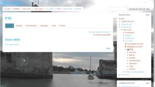 Création dun Wiki sur Moodle [upl. by Enneire]