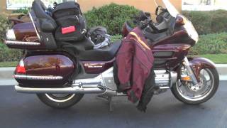 Honda Goldwing GL1800 2006 Motorcycle Preride Overview [upl. by Prochoras]